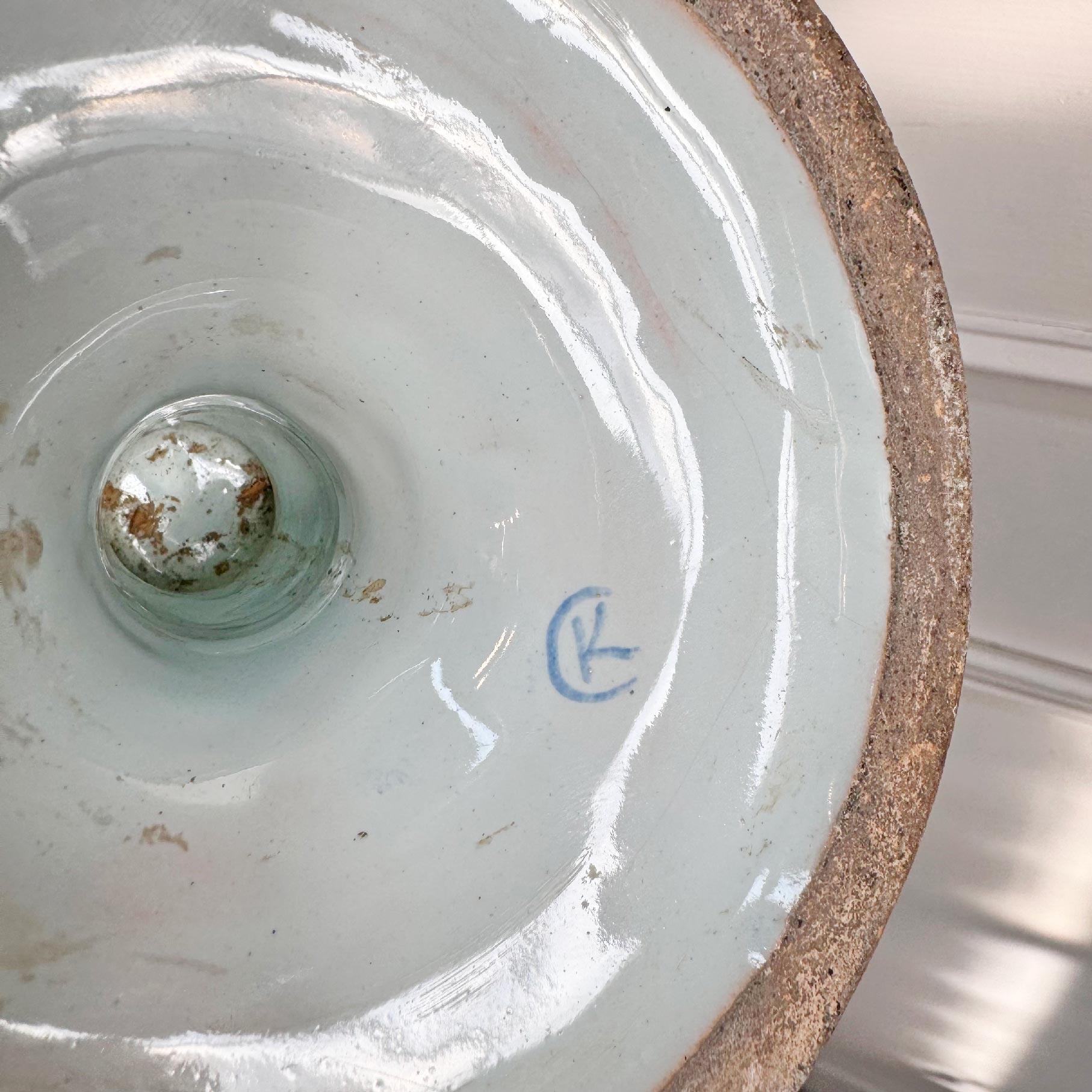 Vase à anses en forme de cygne, bleu et blanc, Delft, Pays-Bas en vente 5