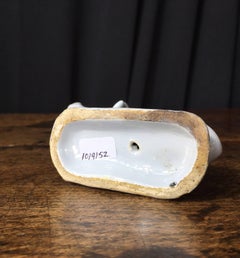 Dutch Delft Cow, Left in the White, 18th Century