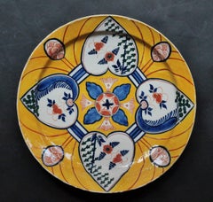Dutch Delft Faience Dish Said “Four Hearts” First Half of the 18th Century