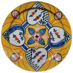 Dutch Delft Faience Dish Said “Four Hearts” First Half of the 18th Century