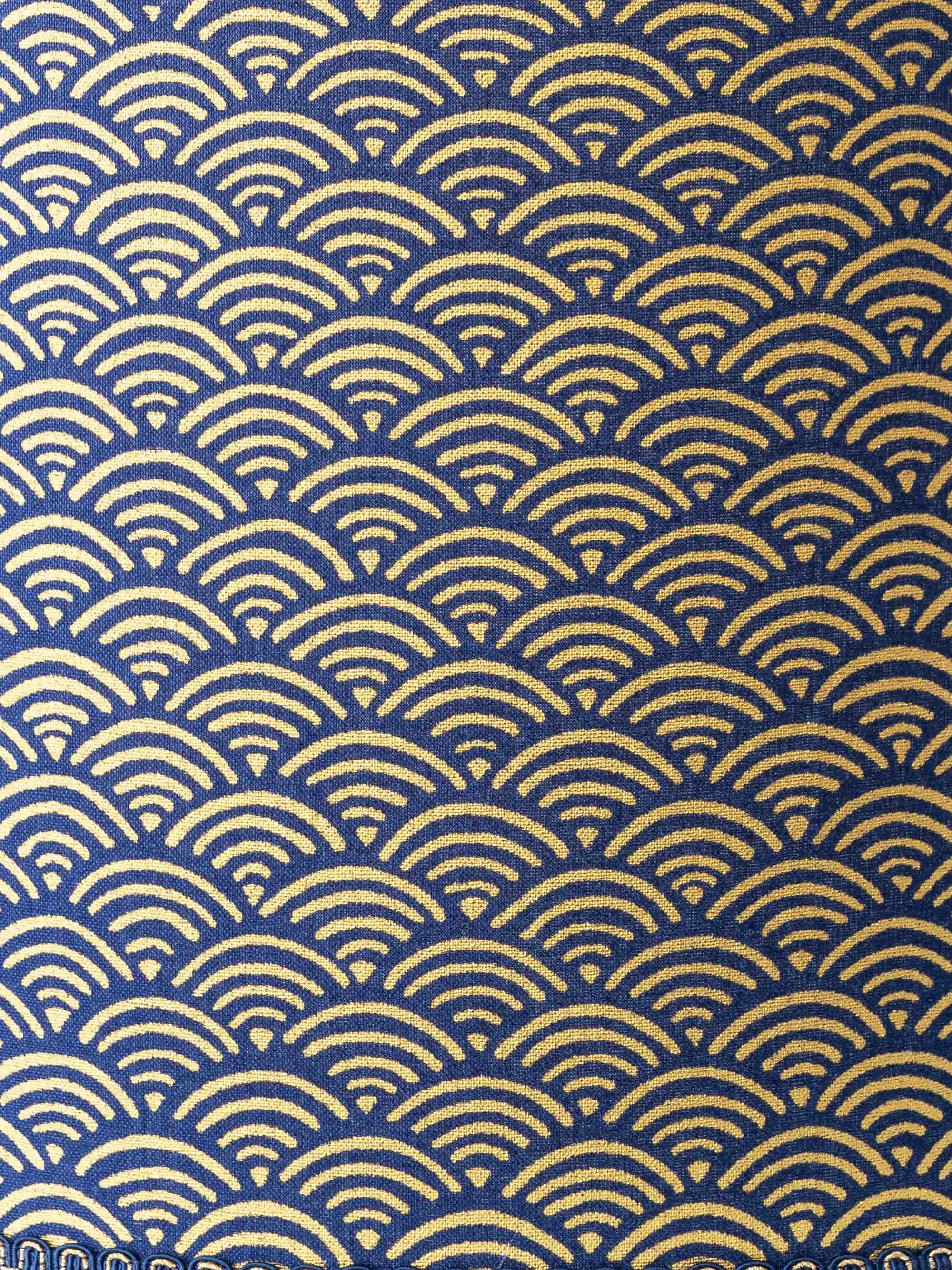 Paire de lampes de table Delft Imari de Jaap Heinen avec nouveaux abat-jours japonais en vente 7