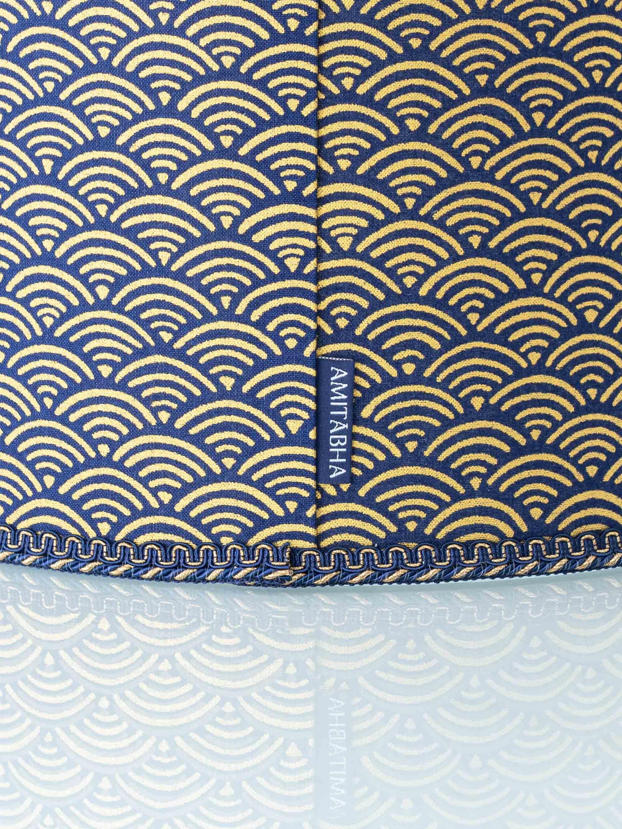 Paire de lampes de table Delft Imari de Jaap Heinen avec nouveaux abat-jours japonais en vente 8