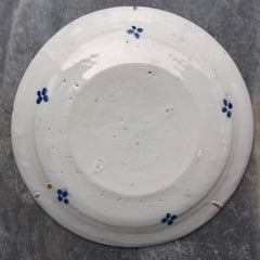 Dutch Delft Plate with Chinoiserie Design, 18th Century