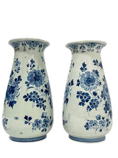 Vases à fleurs en Porceleyne Fles de Delft:: 1890