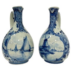 Jarras de porcelana holandesa de Delft, 1899-1903