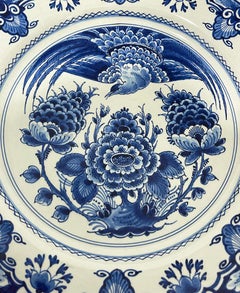 Dutch Delft Porceleyne Fles Wall Plate, 1960