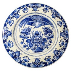 Vintage Dutch Delft Porceleyne Fles Wall Plate, 1960