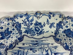 Dutch Delft Serving Dish, Van Duyn Factory, c. 1765