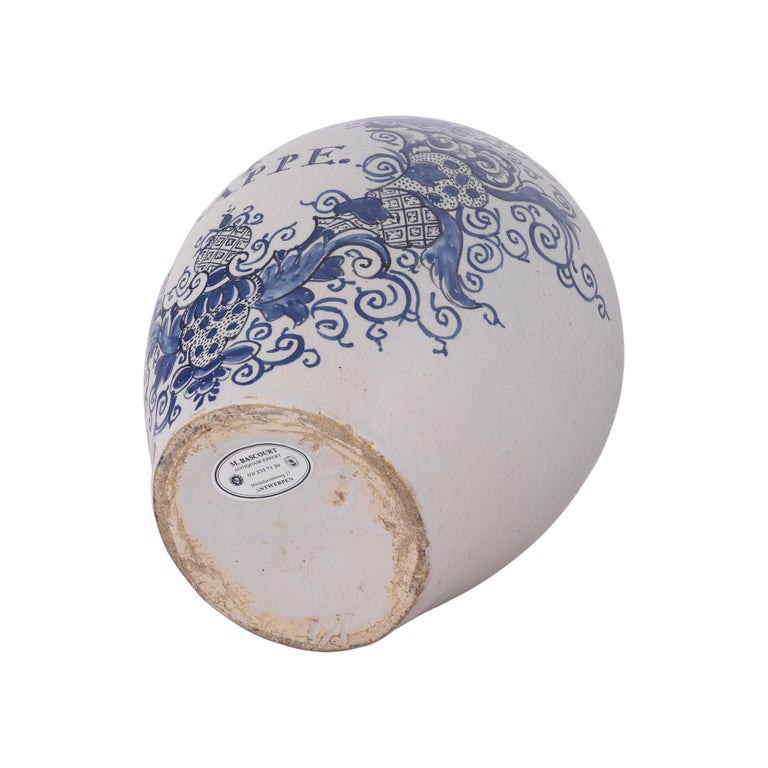 rappe tobacco Siamsnus Longcut Dutch Delft Tobacco Jar: F