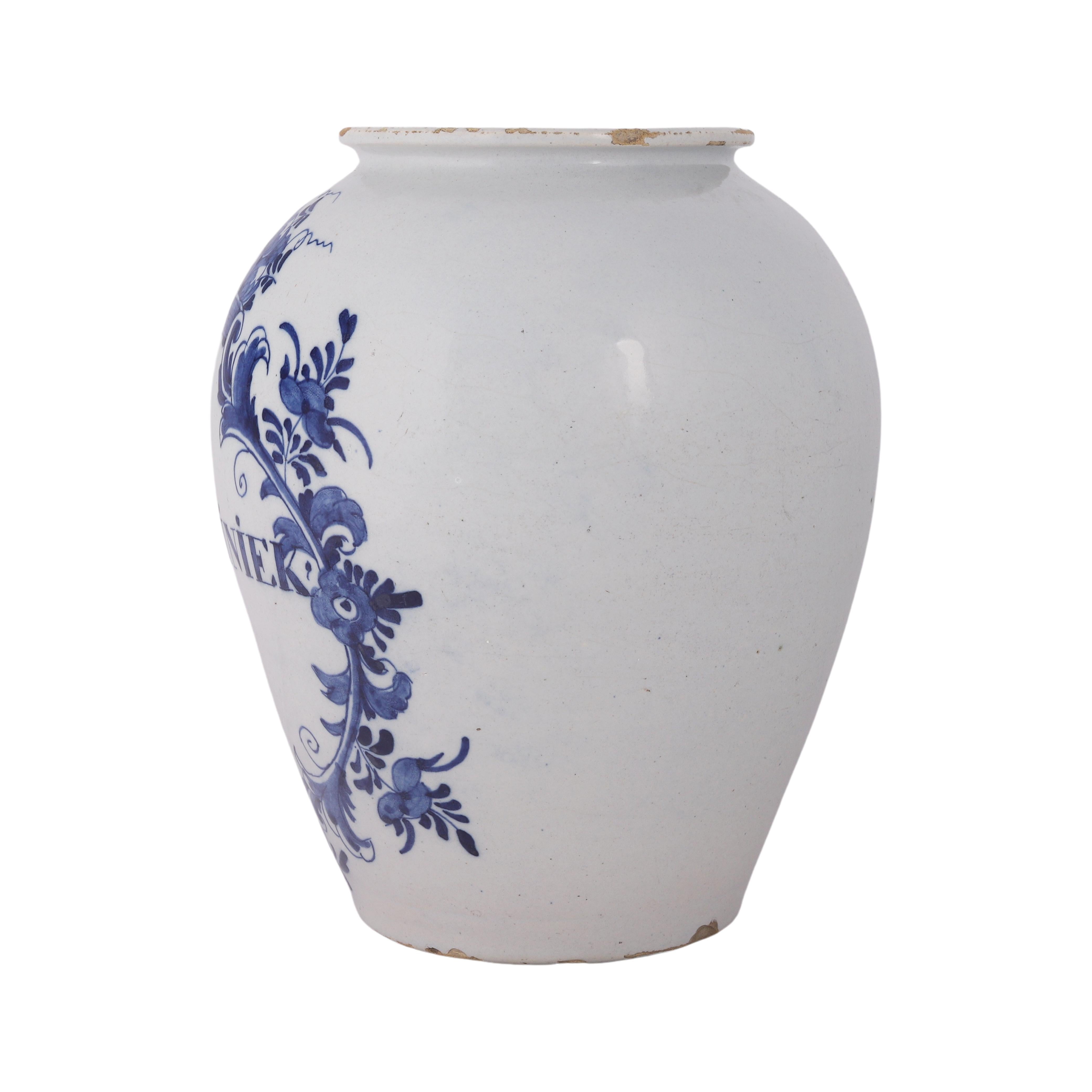 Tabaquera holandesa de Delft: Martiniek, Siglo XVIII Holandés en venta
