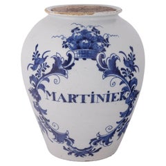 Tabaquera holandesa de Delft: Martiniek, Siglo XVIII
