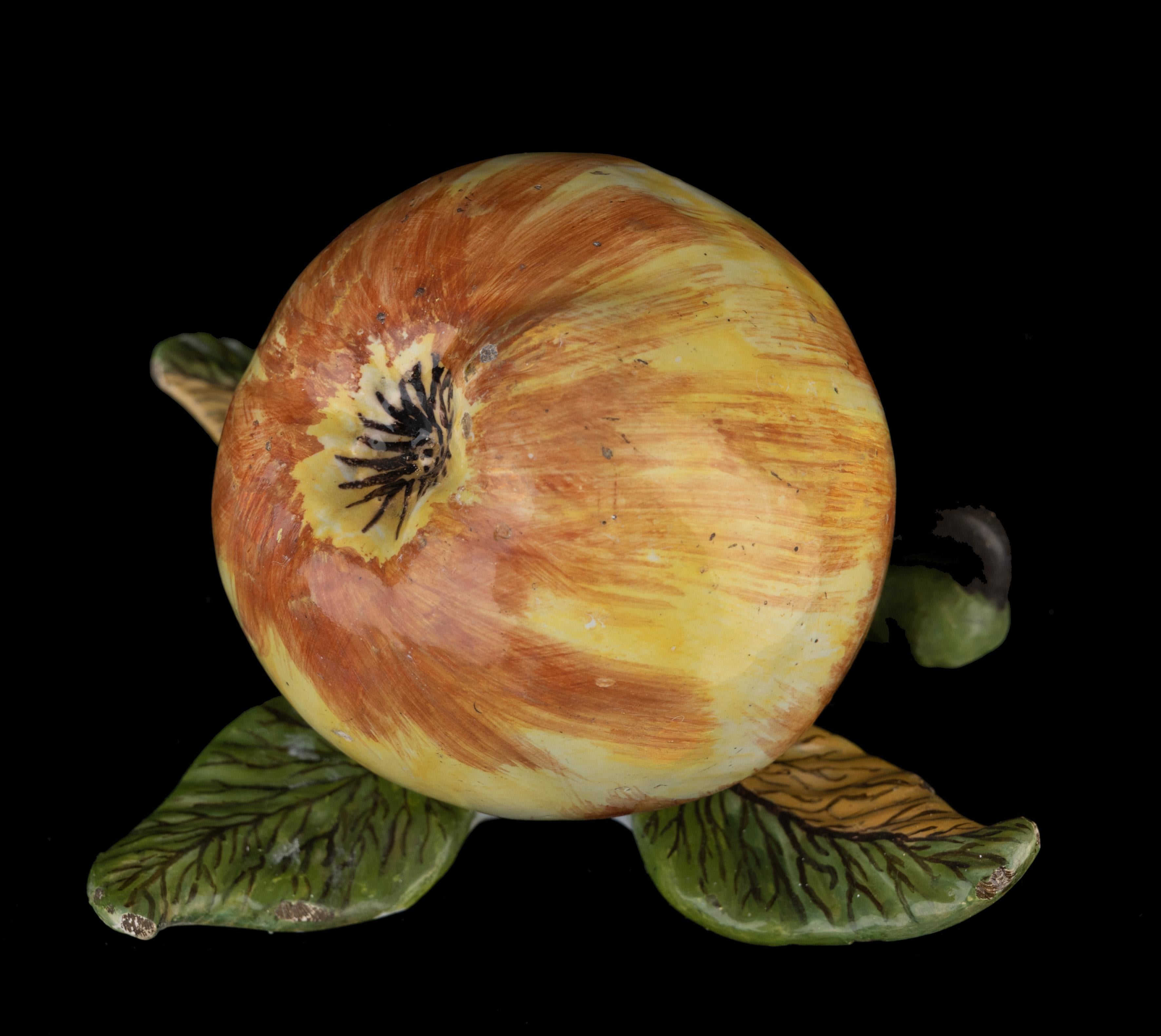 Delfter Apfel Delfter Porzellan 1750-1780  (Glasiert) im Angebot