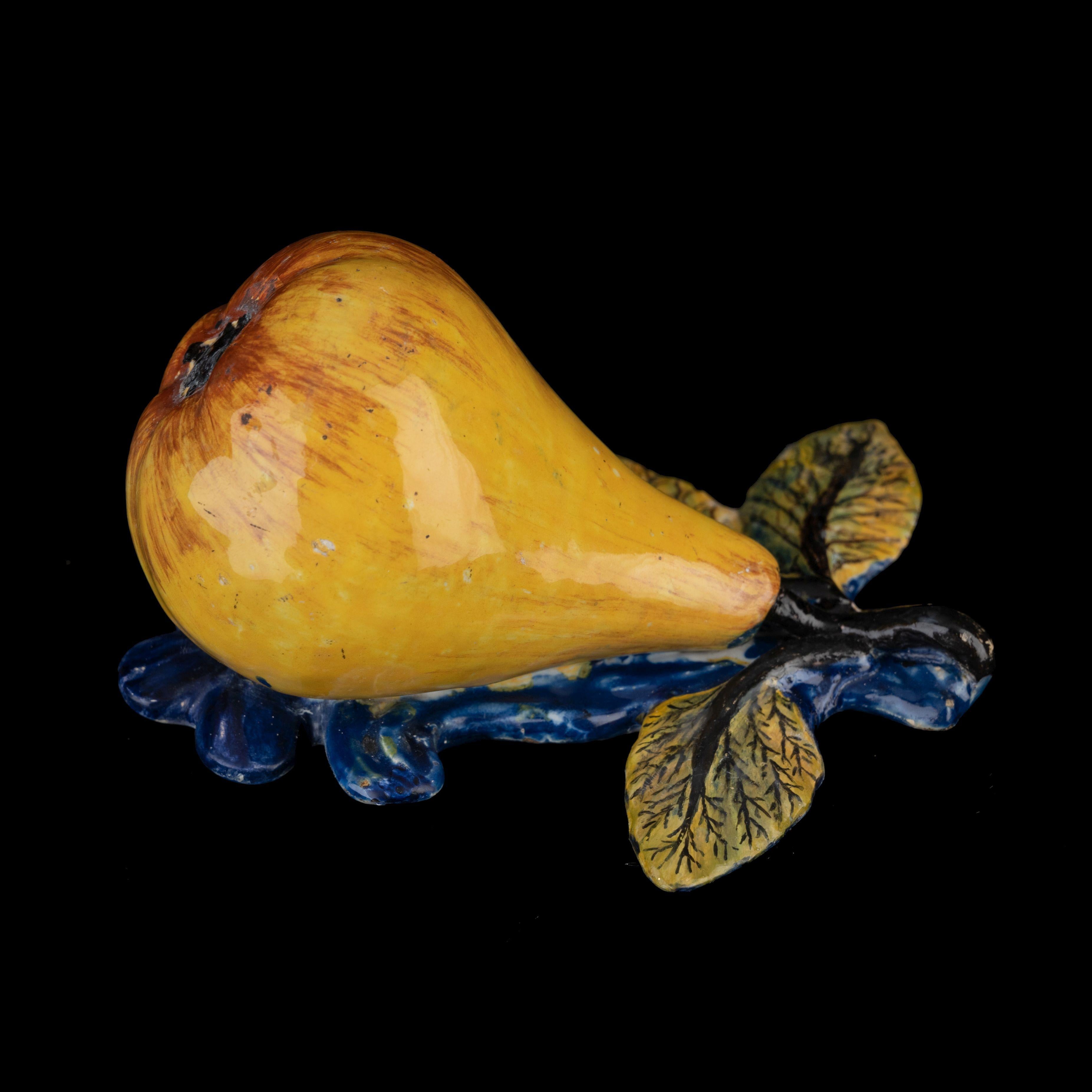 18th Century and Earlier Dutch Delftware Pear Delft, 1750-1780 For Sale