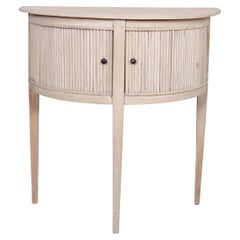 Antique Dutch Demi-lune Console Table