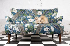 Dutch Design Artifort, Theo Ruth Loveseat Mid-Century Modern Sofa