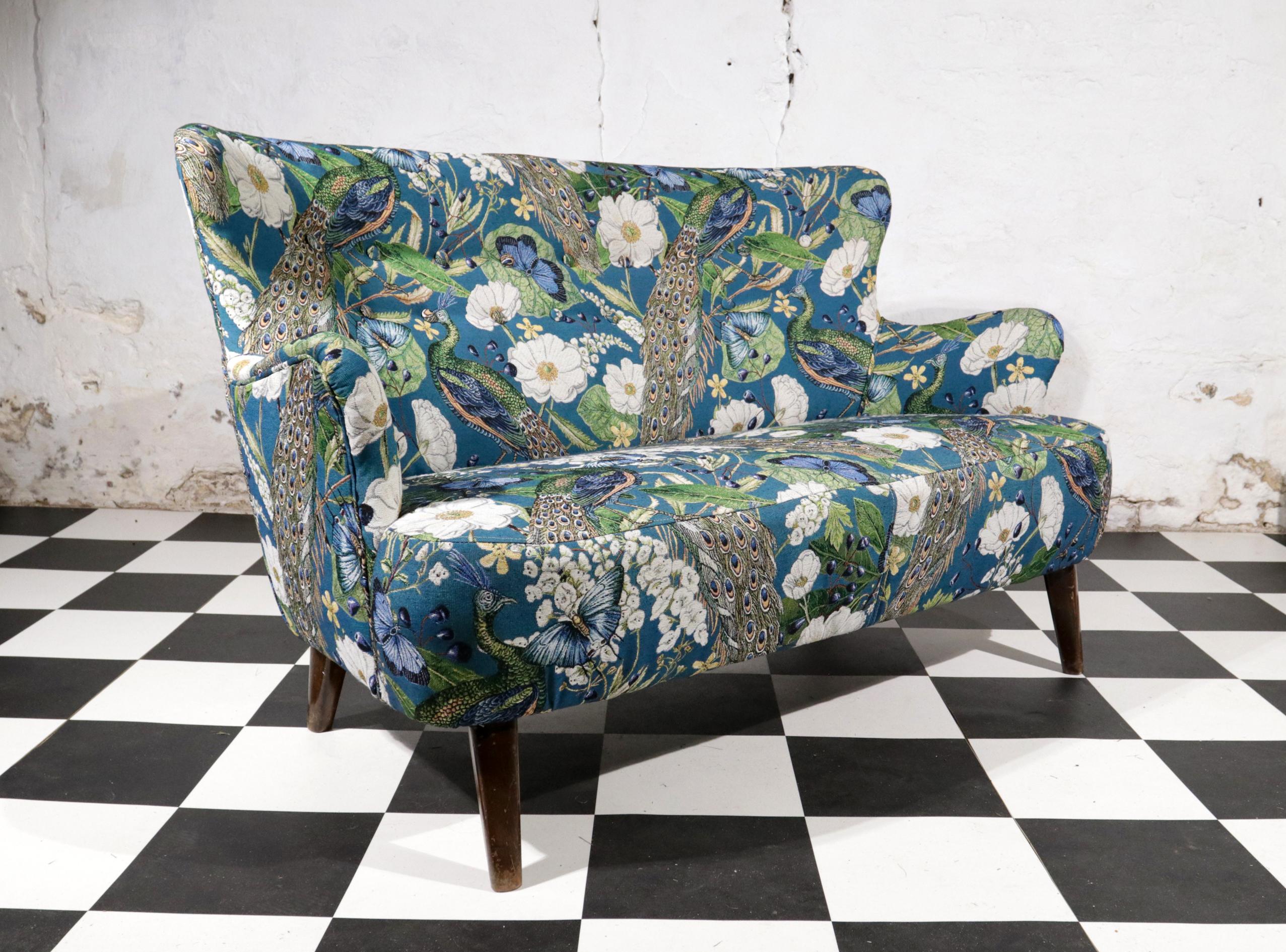 Dutch Design Artifort, Theo Ruth Loveseat Mid-Century Modern Sofa 4