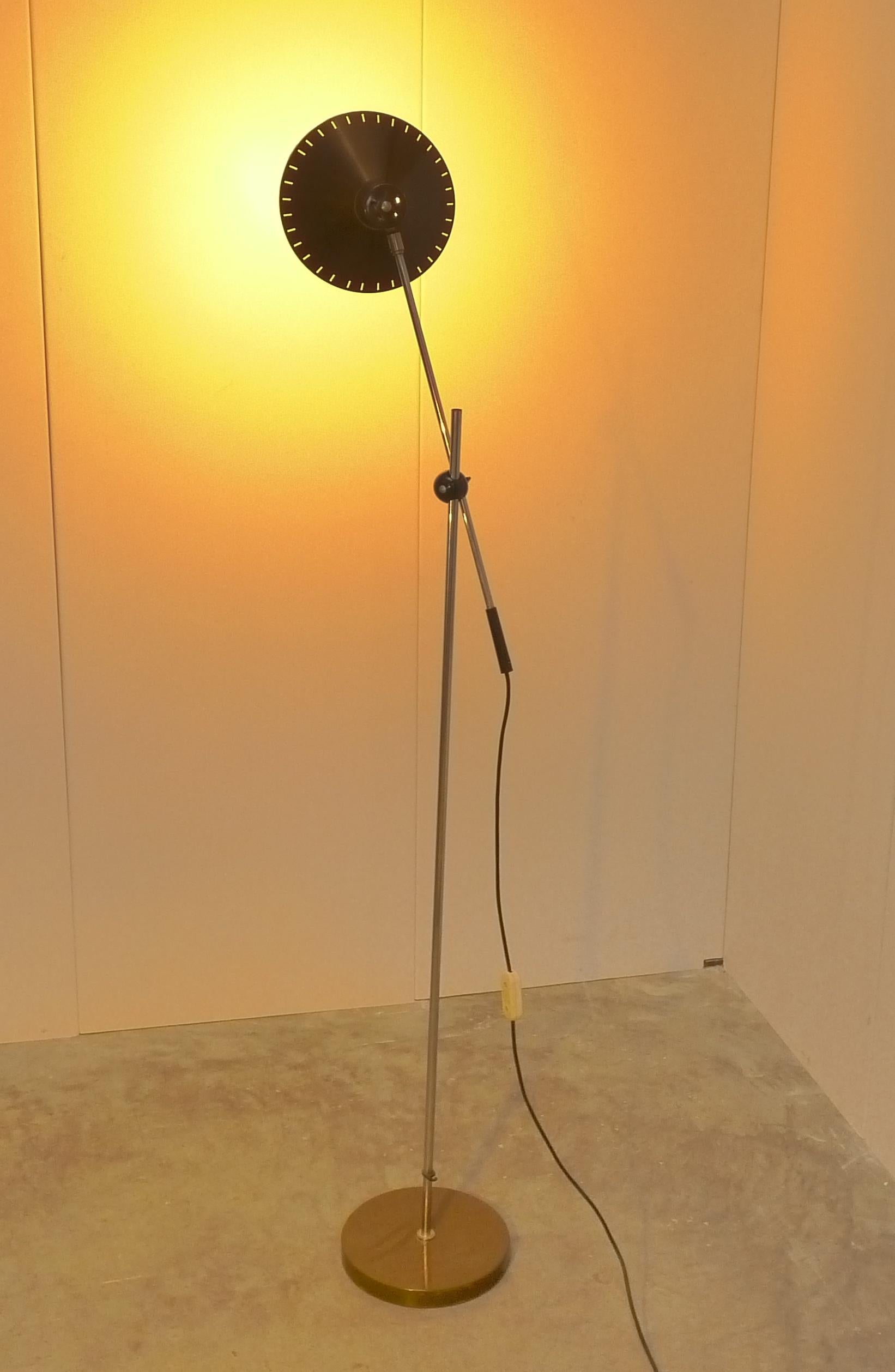 Dutch Design Balance Floor Lamp by J.J.M.Hoogervorst for Anvia, 1960s For Sale 5