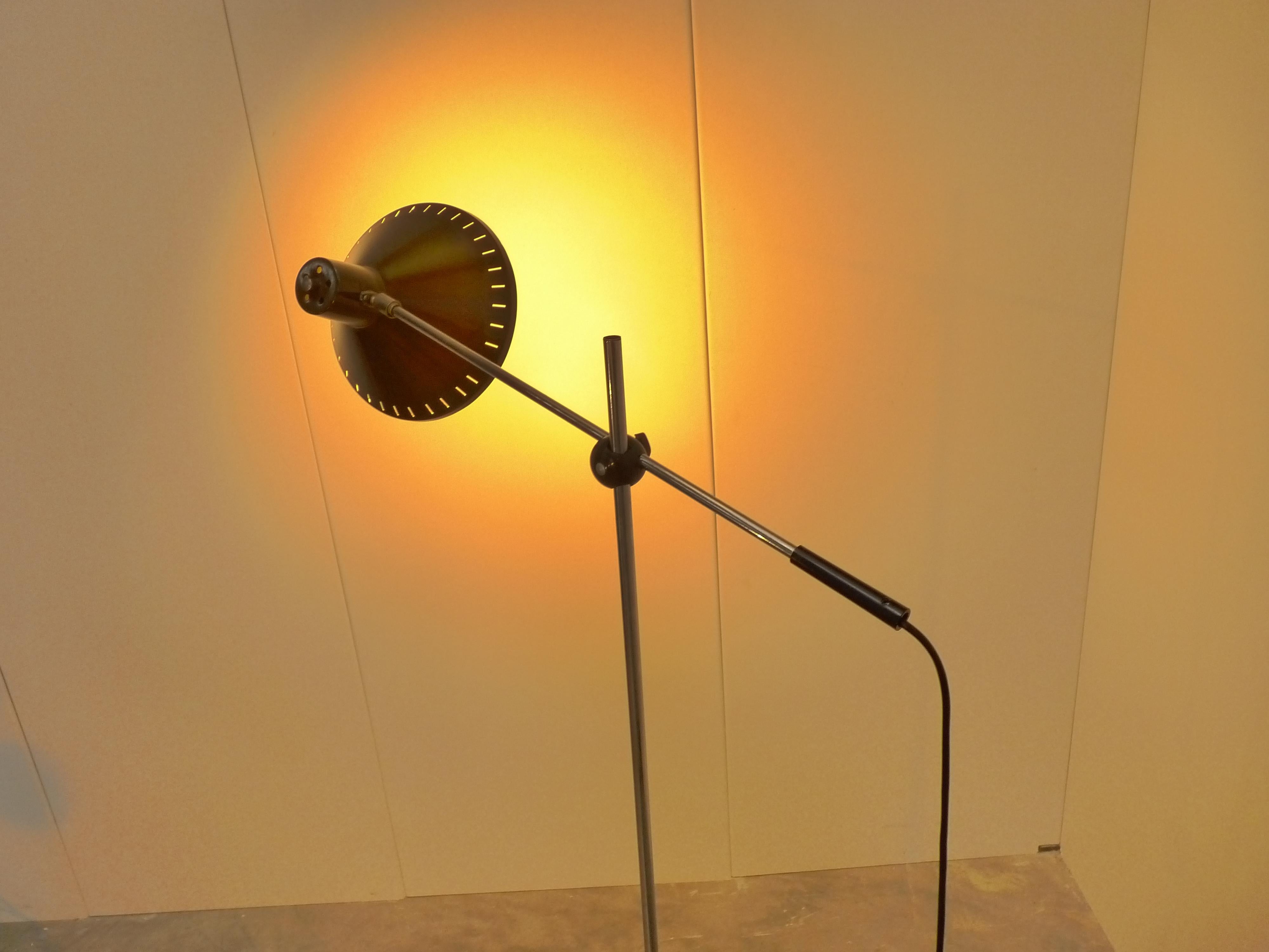 Dutch Design Balance Floor Lamp by J.J.M.Hoogervorst for Anvia, 1960s For Sale 1
