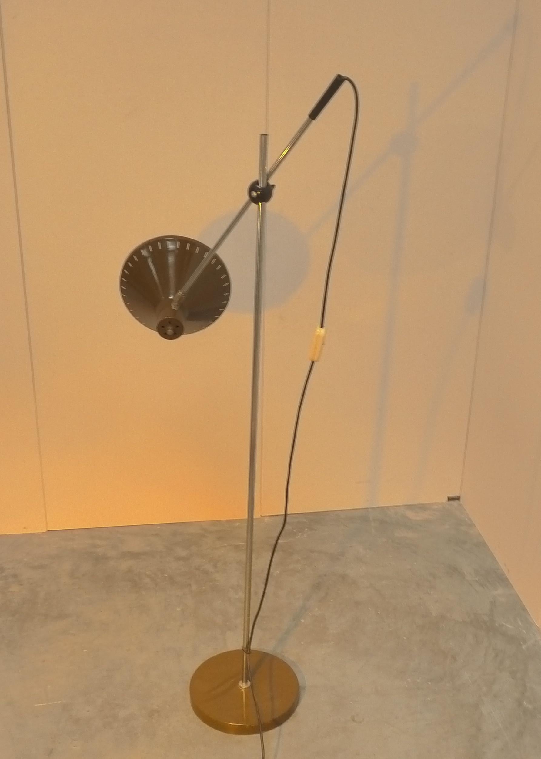 Dutch Design Balance Floor Lamp by J.J.M.Hoogervorst for Anvia, 1960s For Sale 2
