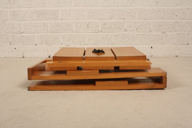 Dutch Design Gerrit Rietveld Crate Chair Numbered For Sale 1