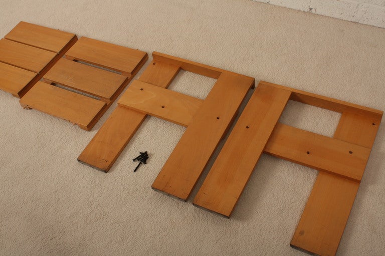 Dutch Design Gerrit Rietveld Crate Chair Numbered For Sale 2