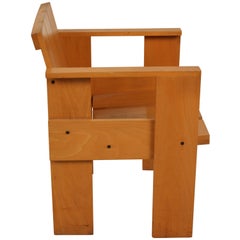 Dutch Design Gerrit Rietveld Crate Chair Numbered