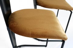 4 Dutch Design Harvink Zino Memphis Design Chairs Gold Black