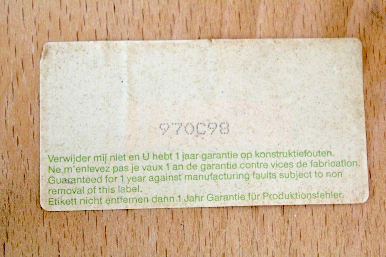 Sedie in compensato industriale di Dutch Design, anni '60 in vendita 1