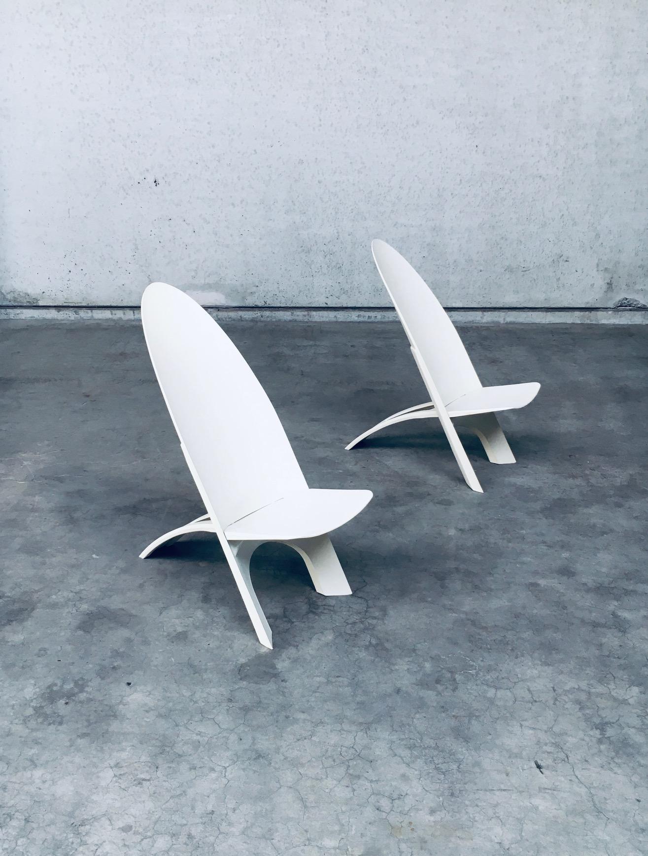 Post-Modern Dutch Design Lounge Chair Set by Dr. B Schwarz for Demury For Sale