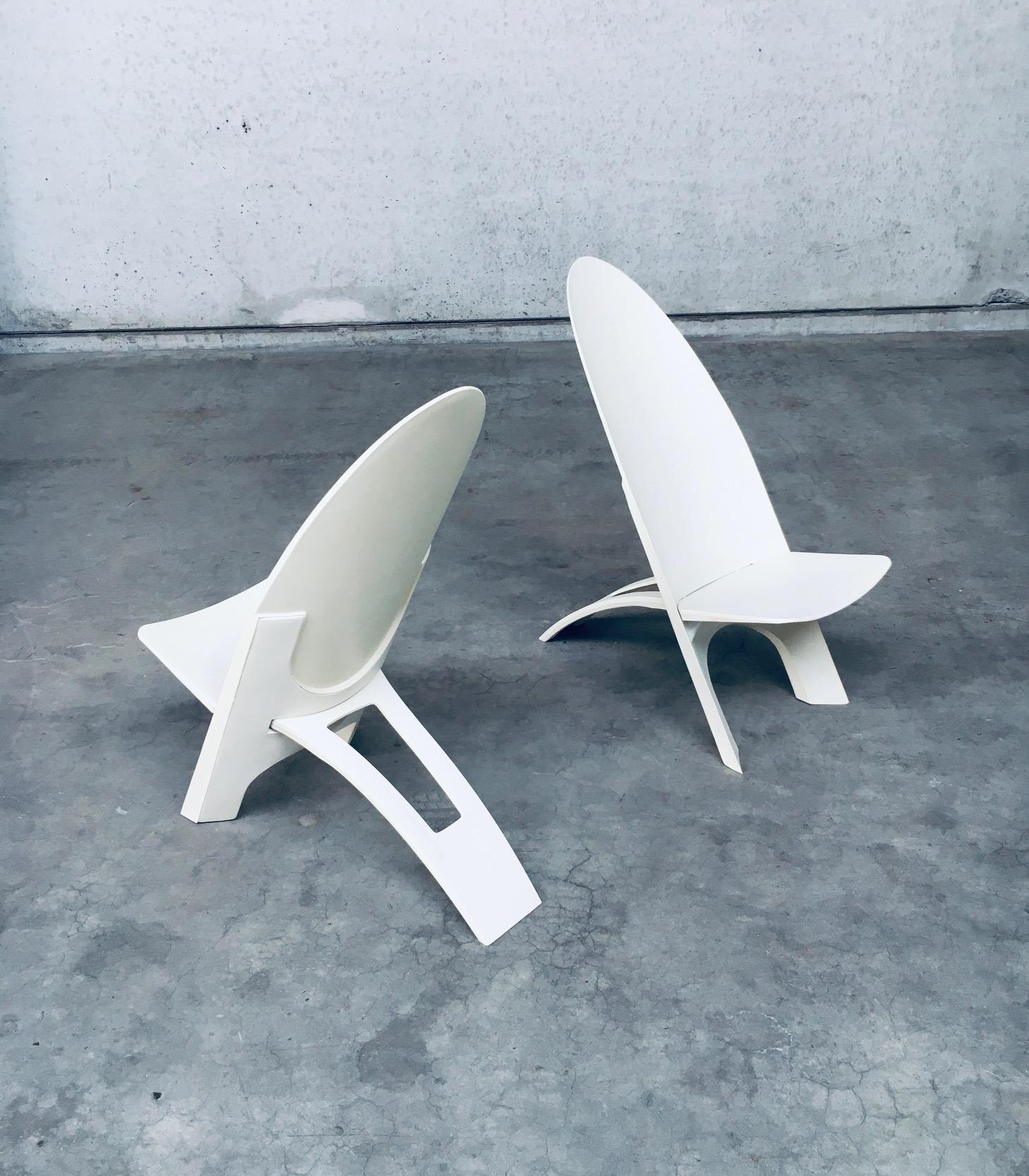 Late 20th Century Dutch Design Lounge Chair Set by Dr. B Schwarz for Demury For Sale
