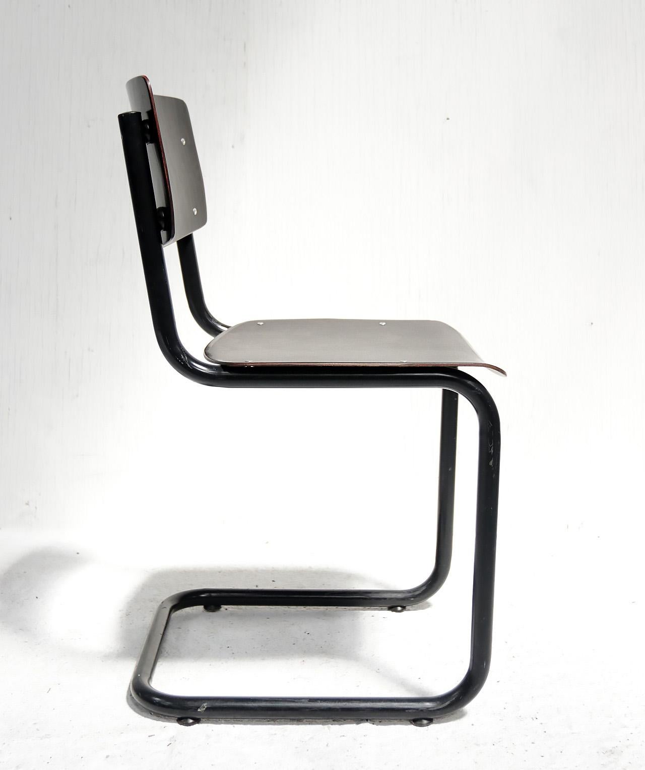 Dutch Design Midcentury Marcel Breuer style Ahrend Dining Chairs, 1970 9