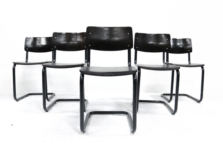 Ahrend Dining Chairs 1970 At 1stdibs, Breuer Style Dining Chairs