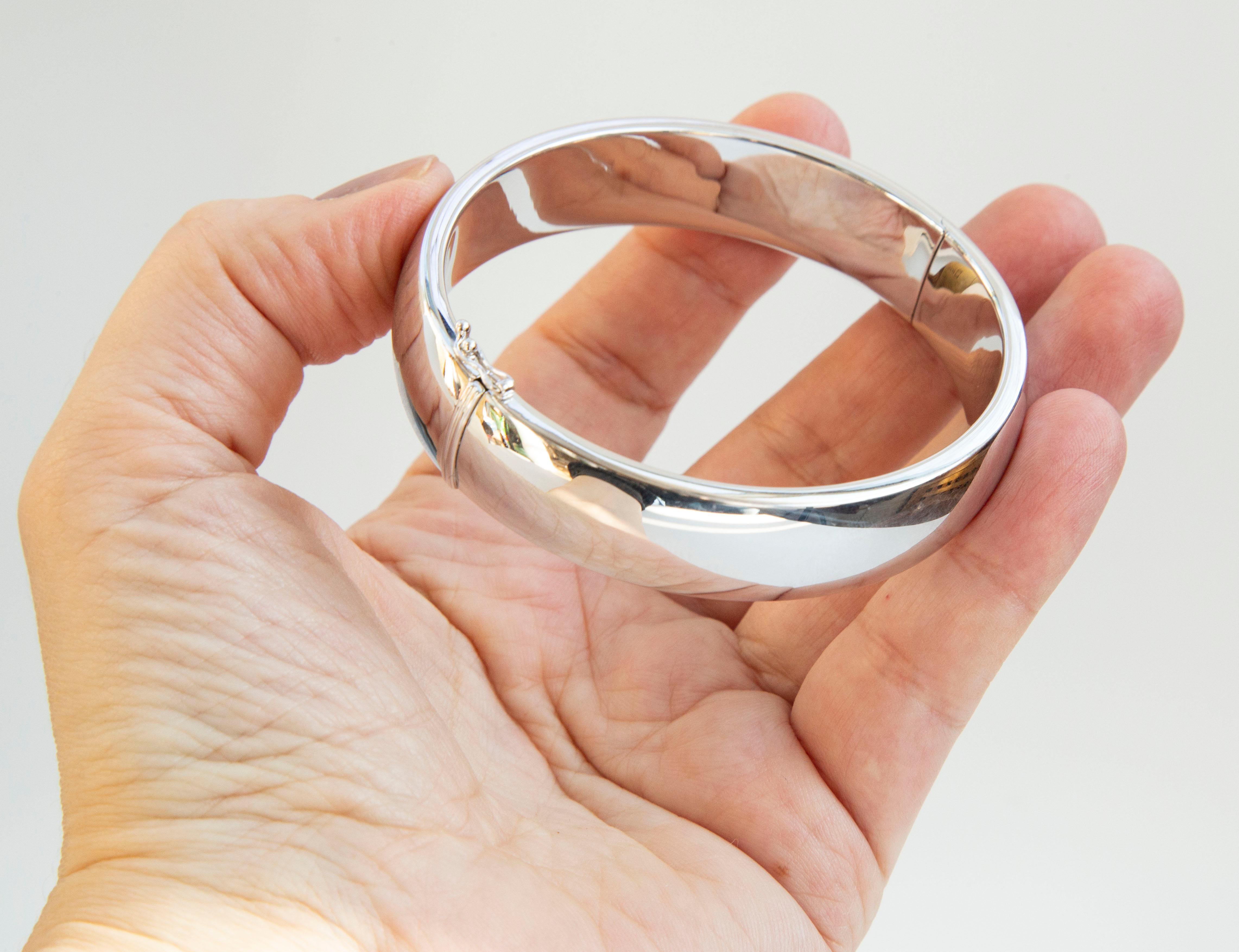 Bracciale Minimalista Moderno d'Argento dal Design Olandese in vendita 3