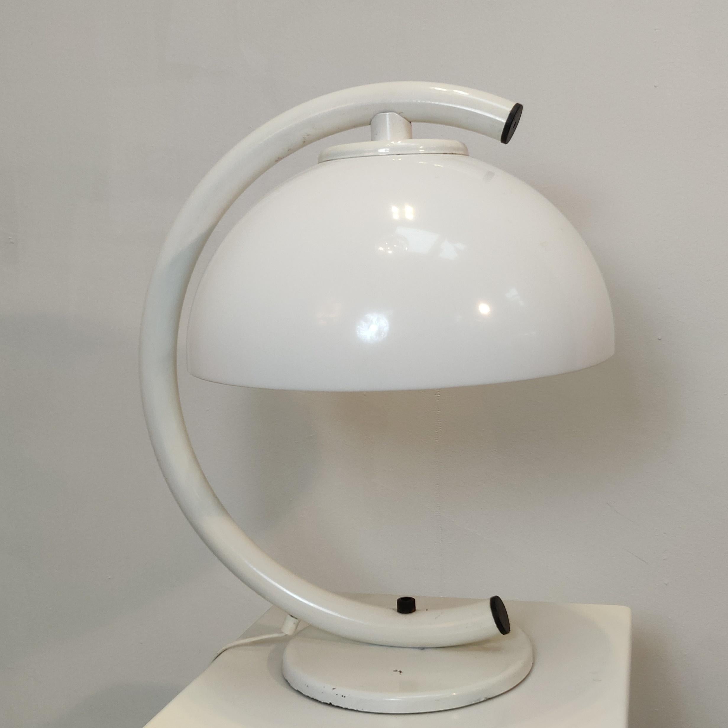 Space Age Dutch design Mushroom table lamp by Vrieland, 1980s. For Sale