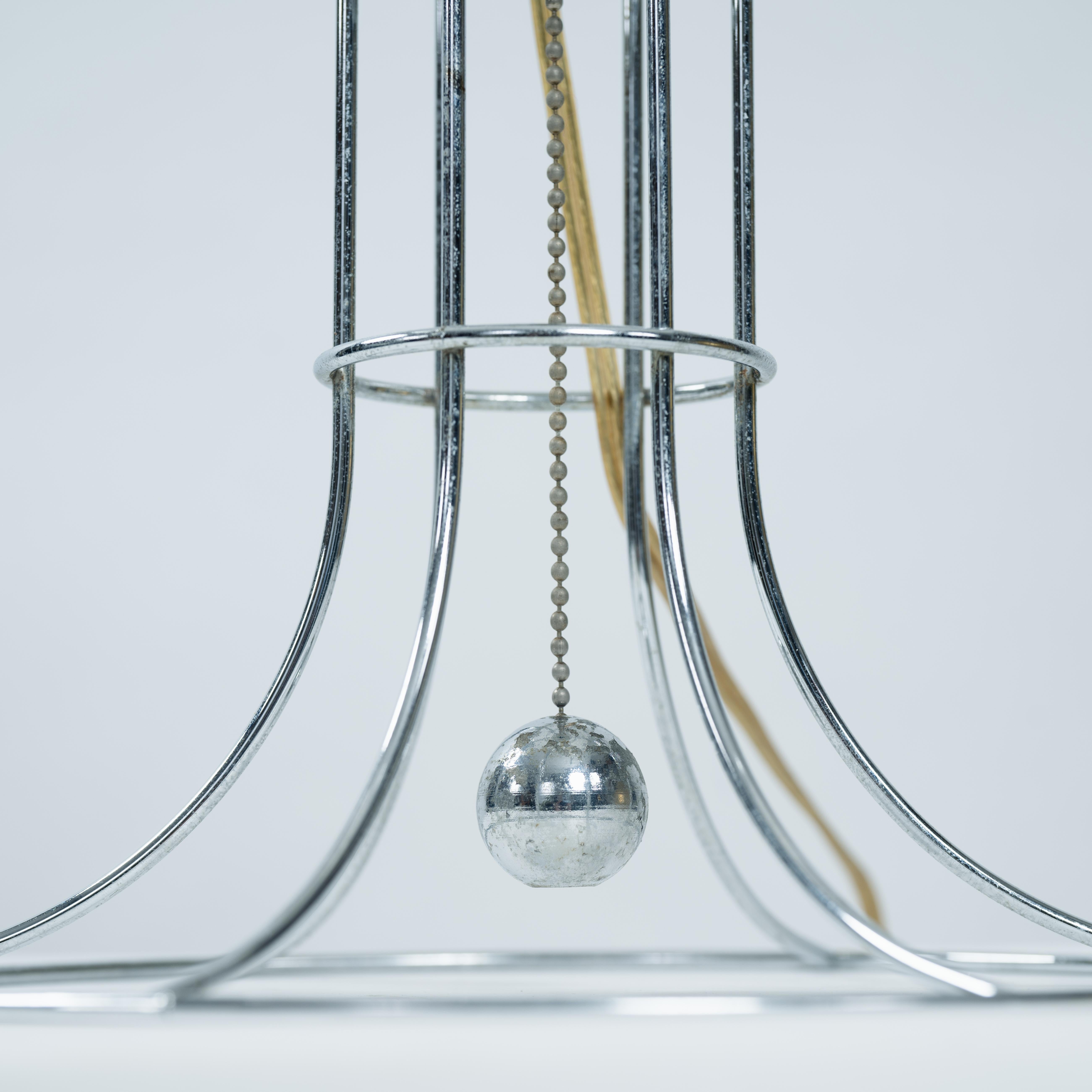 Mushroom-Lampe mit weißem Acrylschirm, niederländisches Design, 1970er Jahre im Angebot 1