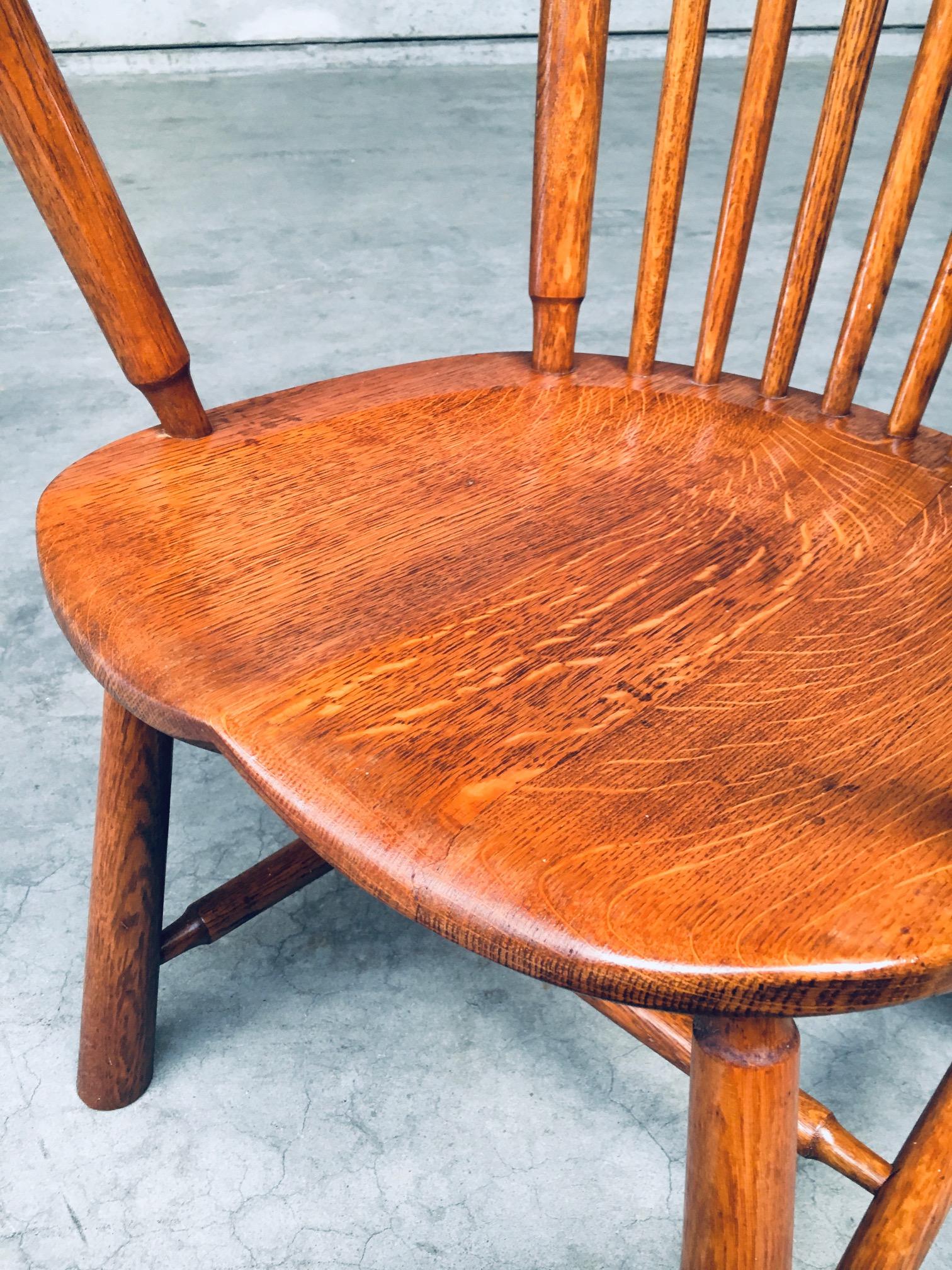 Dutch Design Oak Arm Chair set by De Ster Gelderland, Netherlands 1960's For Sale 11