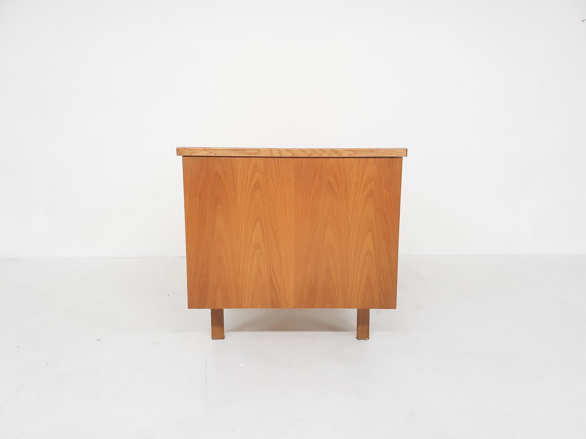 Dutch Design Oak Desk by Eeka, Attrb Coen de Vries, 1970's 2