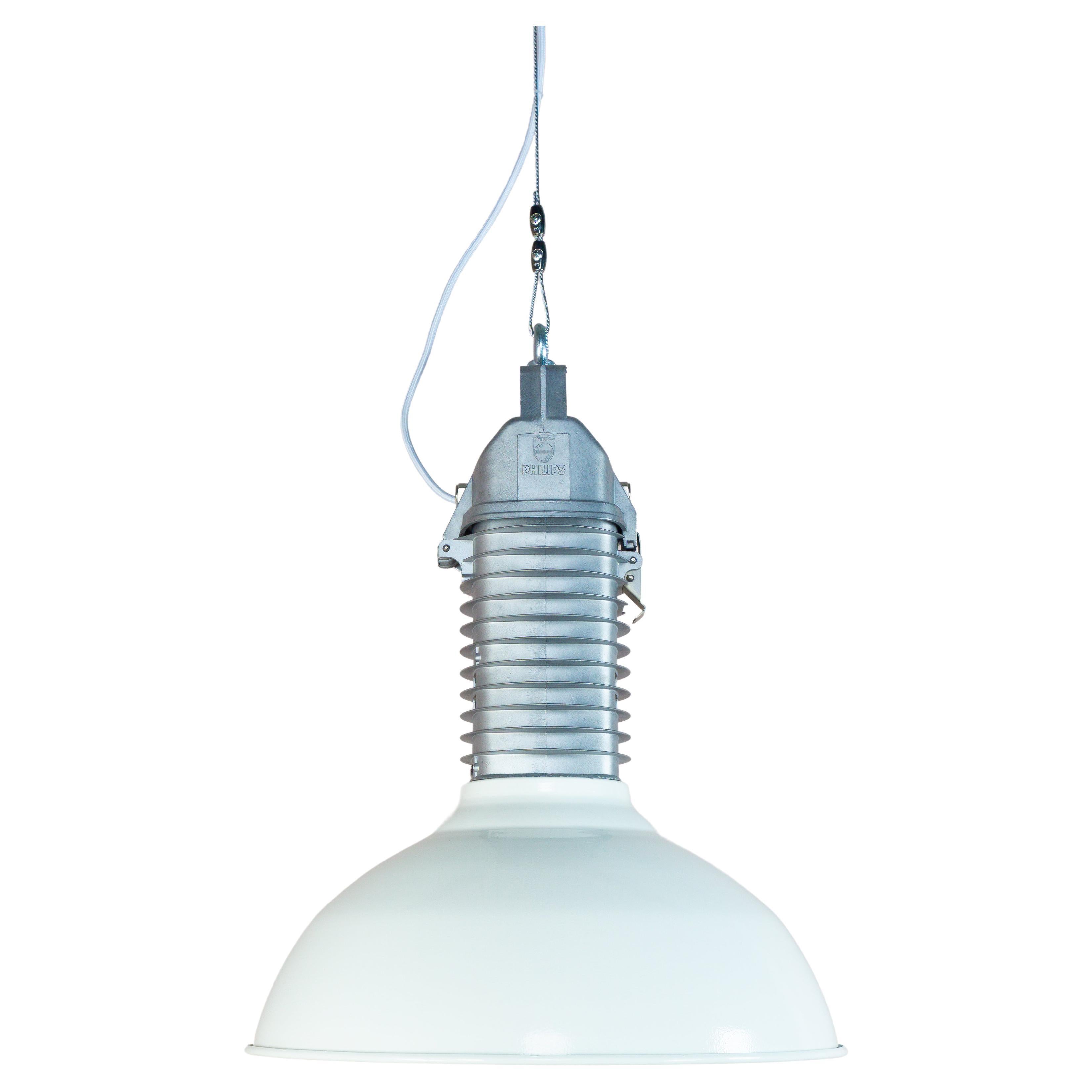 Dutch Design Philips Industrial Lamp PH001 White  For Sale