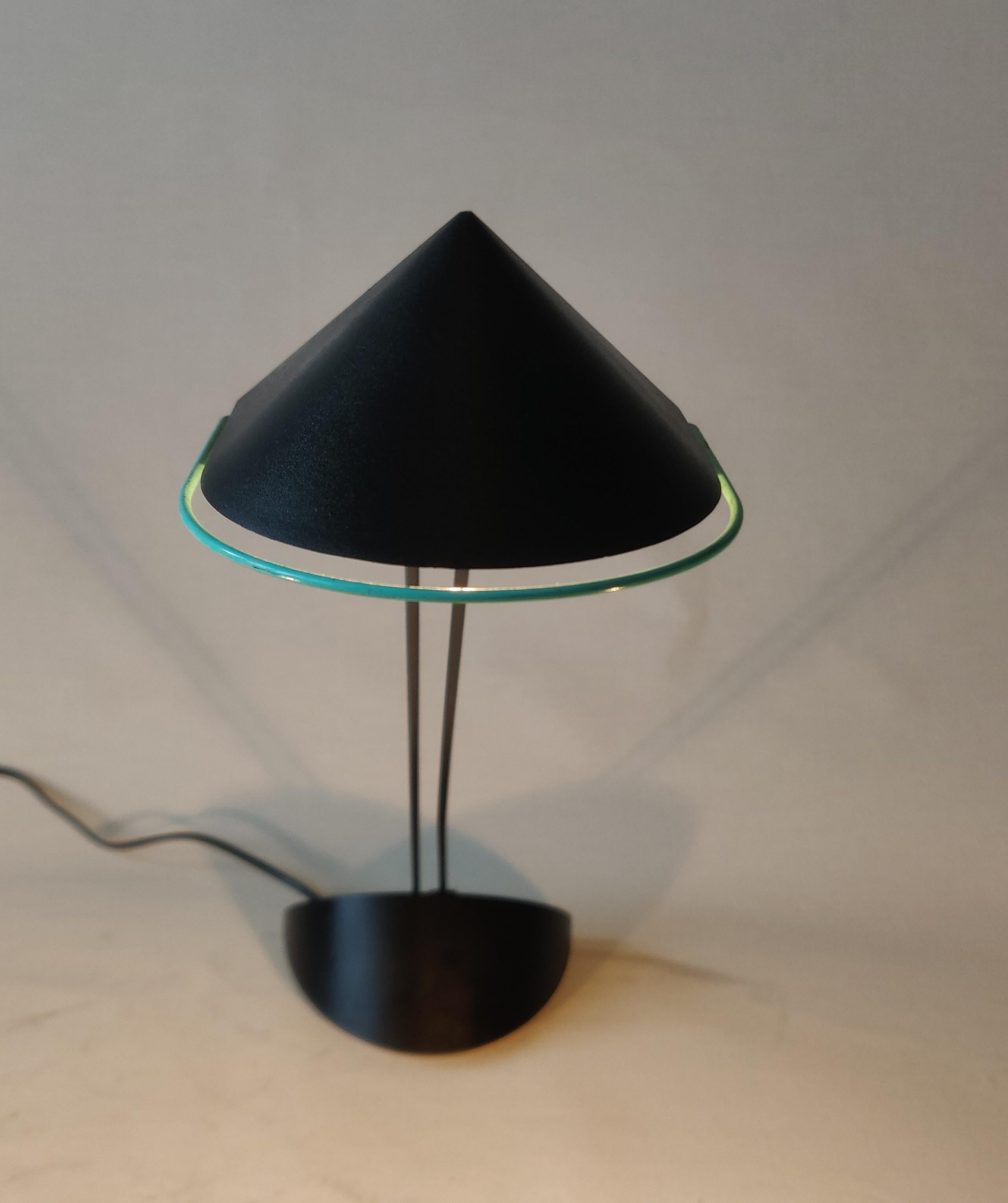Minimalist Dutch Design 'Priola' Desk Lamp by Ad Van Berlo for Indoor, 1980s For Sale