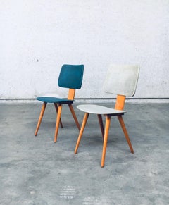 Ensemble de chaises d'appoint au design néerlandais par Cor Alons, Pays-Bas, années 1950
