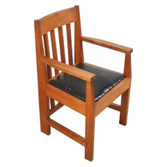Dutch Design the Hague School Wooden Chair