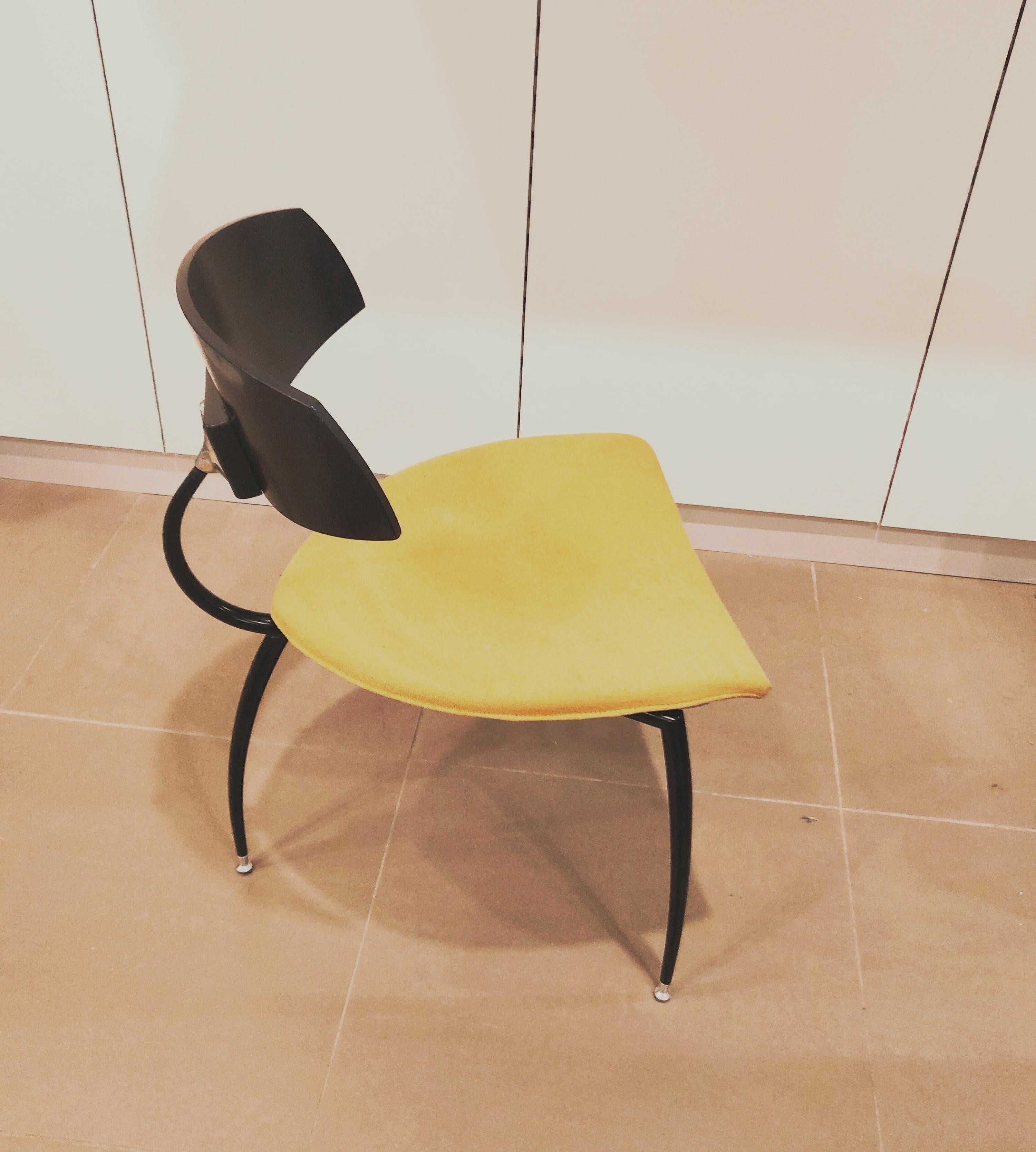 Dutch Design Dreibeiniger Stuhl von Lande, 1980er Jahre im Angebot 3