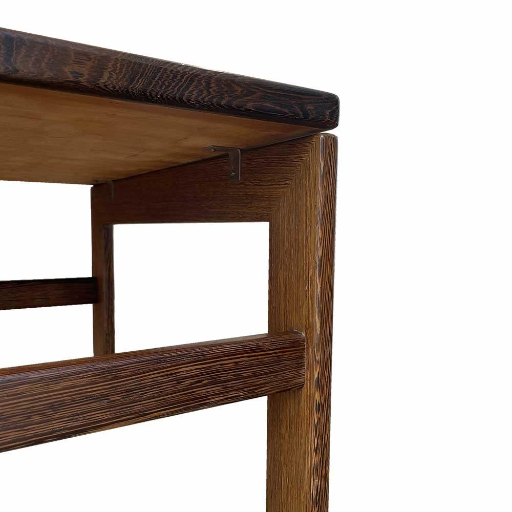 Table basse design hollandaise en wengé en vente 4