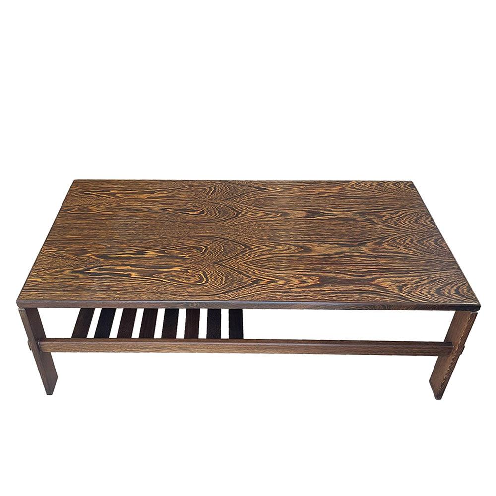 20th Century Dutch design wenge coffee table For Sale