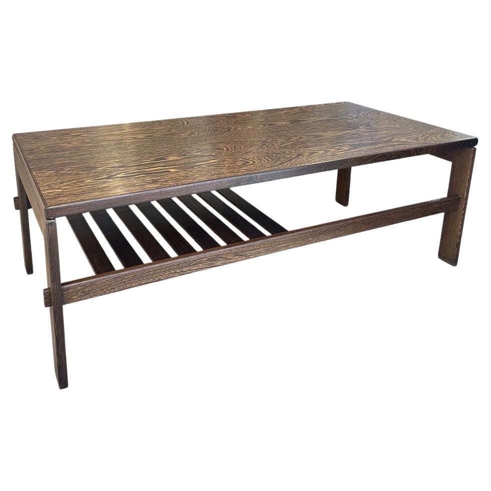 Dutch design wenge coffee table For Sale