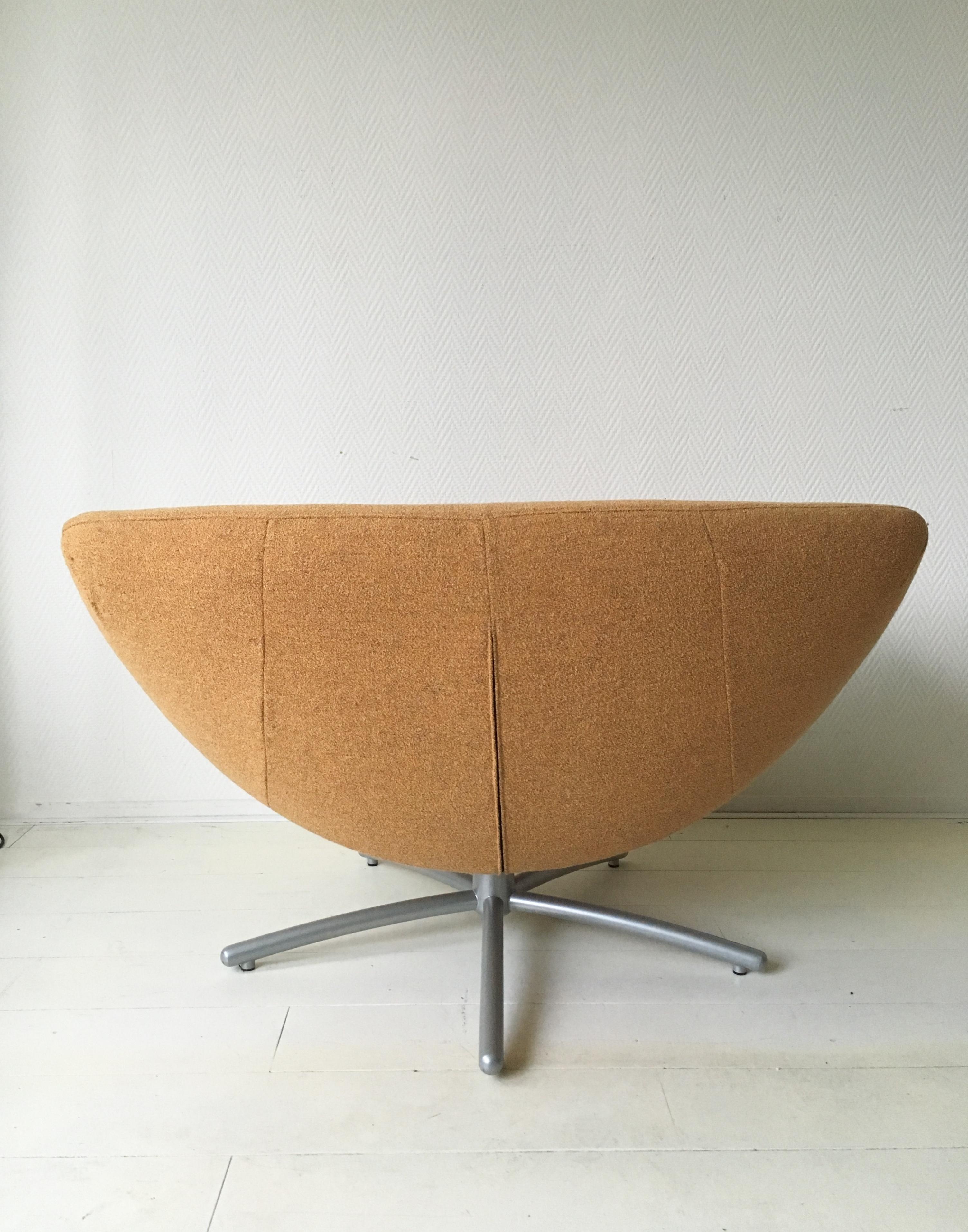 Late 20th Century Dutch Design Yellow Swivel Chair, Model Gigi by Gerard Van Den Berg, 1990s