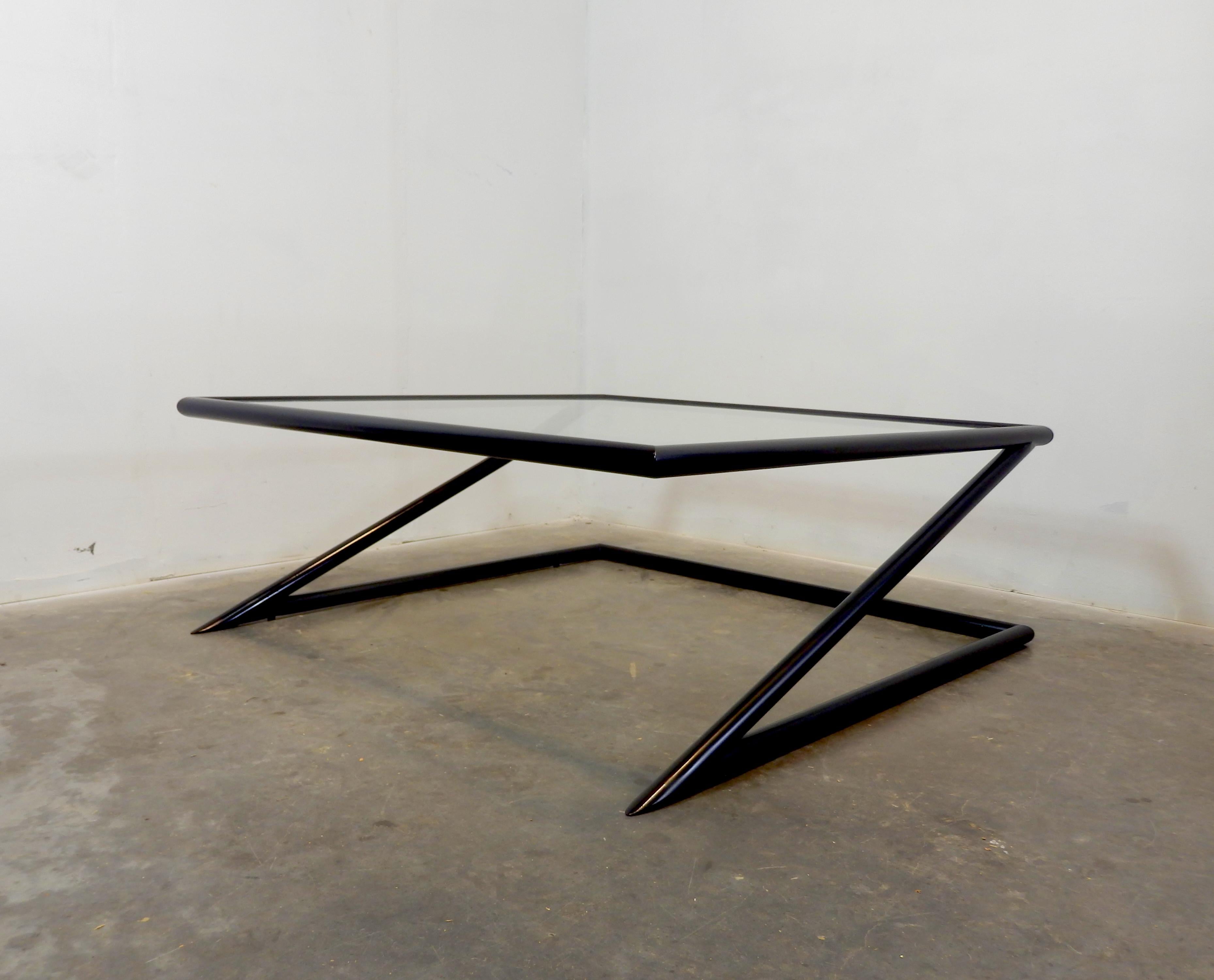 Minimalist Dutch Design 'Z' Coffee Table by Harvink, 1980s For Sale