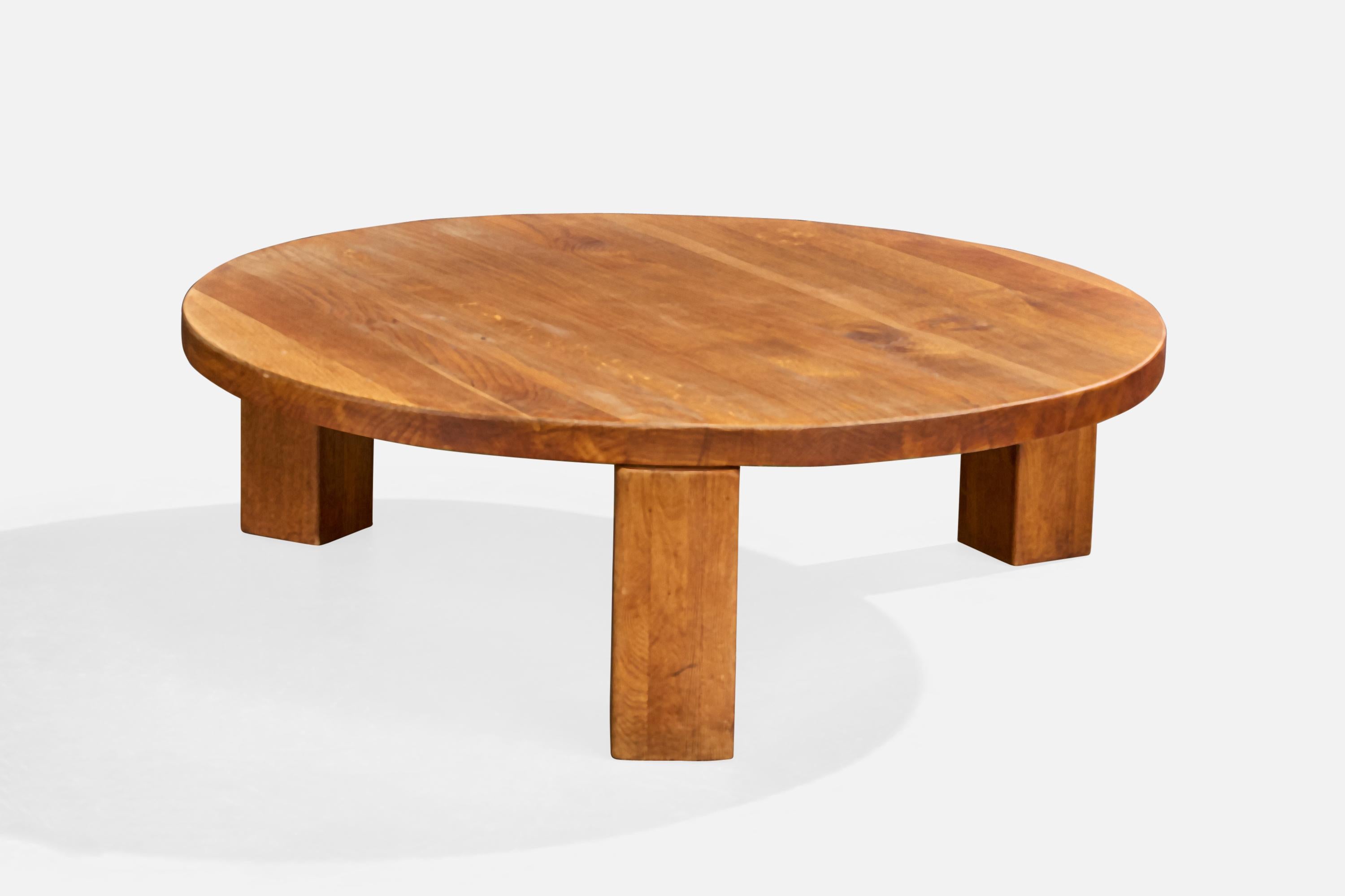 Dutch Designer, Mesa de centro, Roble, Países Bajos, Años 70 Moderno de mediados de siglo en venta