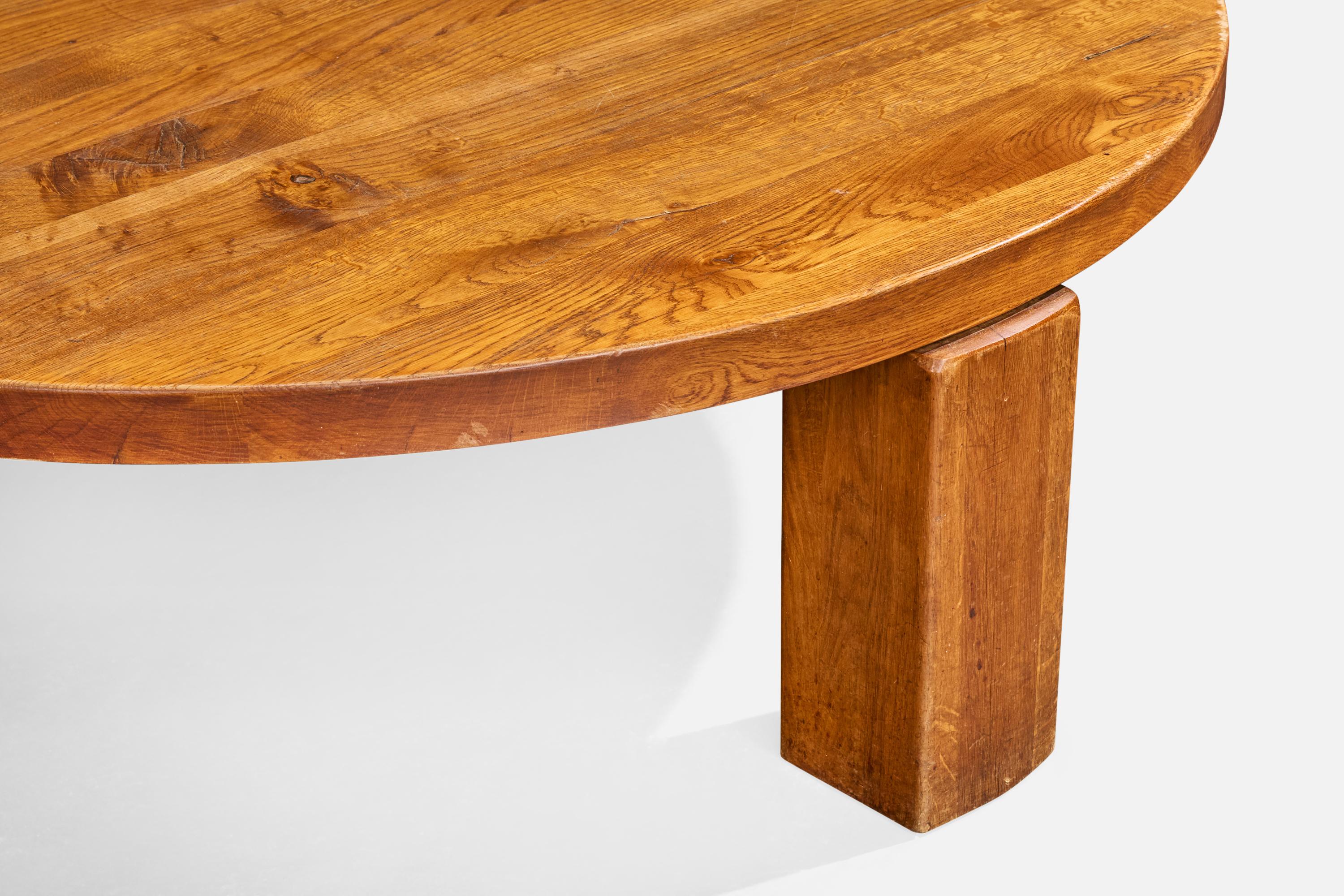 Dutch Designer, Mesa de centro, Roble, Países Bajos, Años 70 en Bastante bueno estado para la venta en High Point, NC