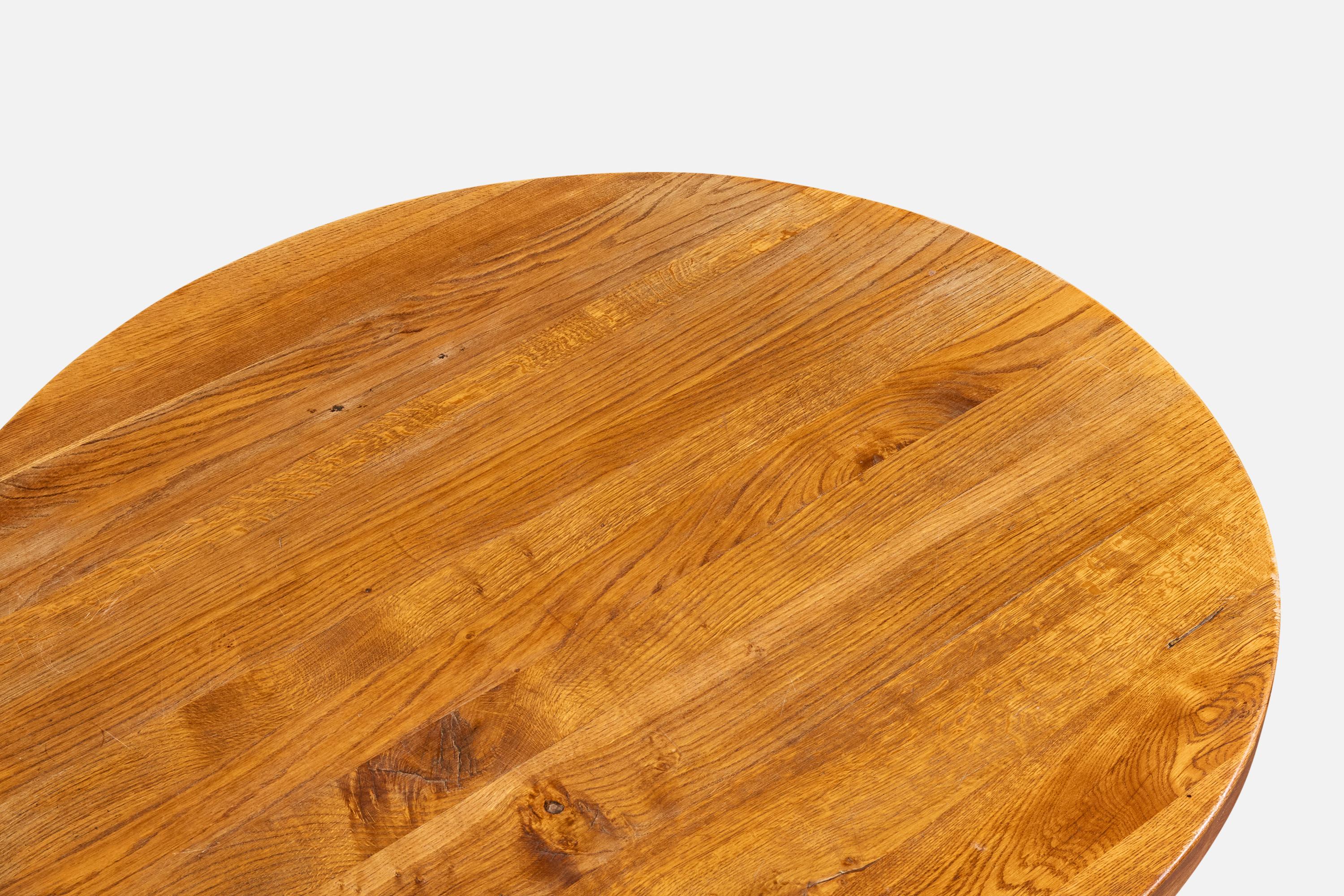 Dutch Designer, Mesa de centro, Roble, Países Bajos, Años 70 finales del siglo XX en venta